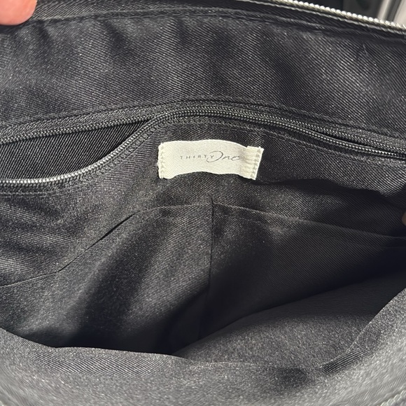 Thirty-One Black Crossbody Bag NWOT - Picture 3 of 7